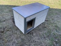 Zateplená psí bouda pro malá až střední plemena